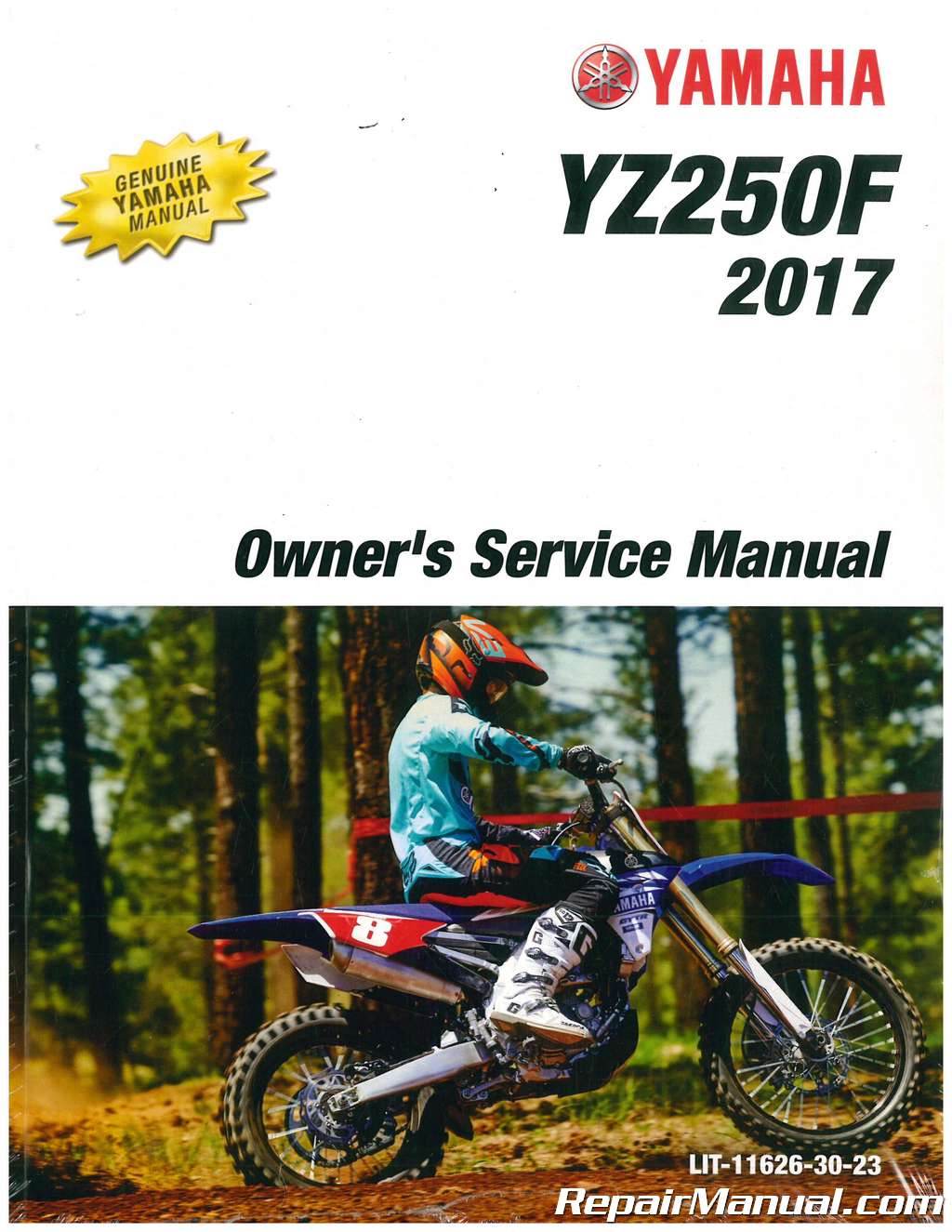 2007 yamaha yz250f owners manual